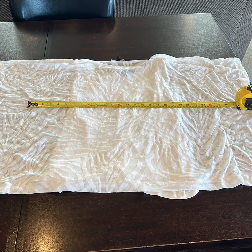 Zebra Print Burnout Top - image 5